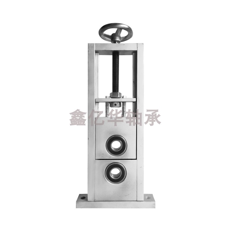 滑块轴承座滚筒调节支架滑动辊轮6205方块立式精密深沟球立板6304