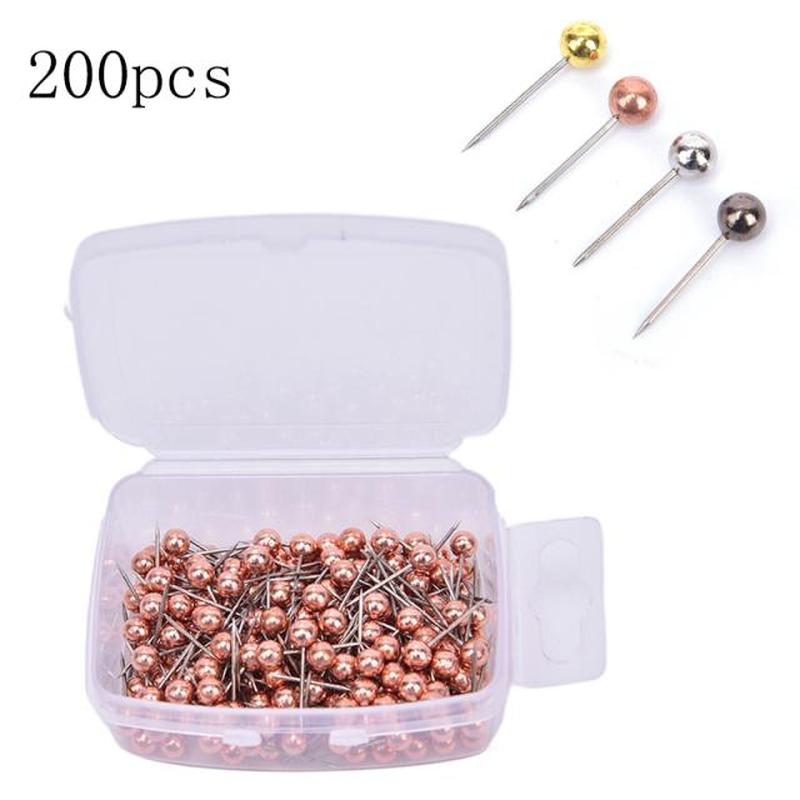 200pcs/lot New Ball Head Pins Sewing Pins Straight Quilting