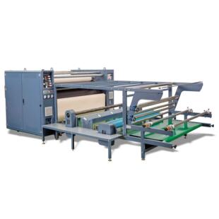 工厂热销80x190cm油温满油高配三收滚筒热转移床单窗帘热转印机