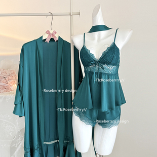 Roseberrrry卡布里兰 绝版vs同款性感吊带睡衣套装纯欲显白家居服