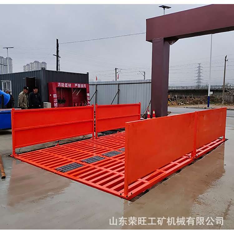 建筑工地洗轮机大小车辆冲洗平台工地洗车机滚轴全自动移动洗轮机
