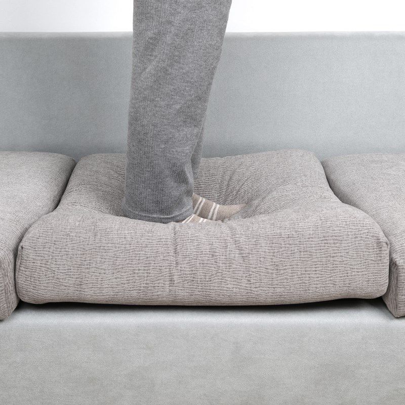 雪尼尔纱大象灰沙发现代客厅靠背全包拉链防尘罩垫盖巾定制