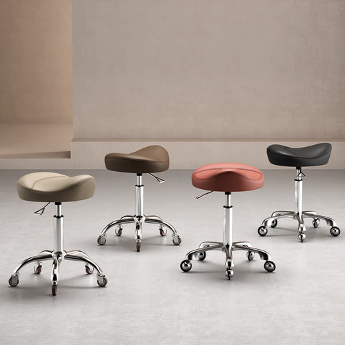 美发滑轮旋转升降发型师剪发大工凳美甲店理髲店发廊专用