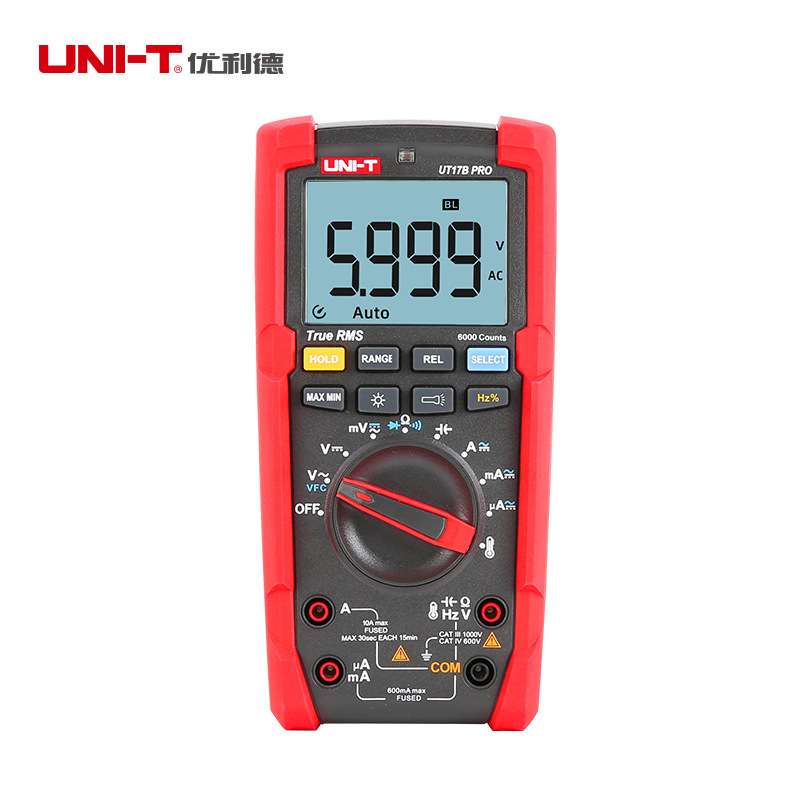 优利德UT15B UT17BPRO UT18BPRO数字万用表1000V真有效值表