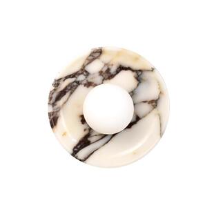 侘寂风天然花纹卧室壁灯法式轻奢酒店别墅背景墙洞石壁灯大理石灯