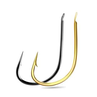 优质散装钩500枚装金海夕有刺无刺溪流鱼钩垂钓用品