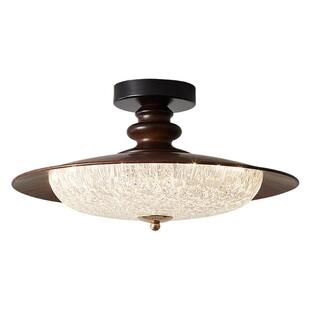 全光谱走廊入户灯高级中古风法式美式卧室灯过道玄关阳台复古吸顶