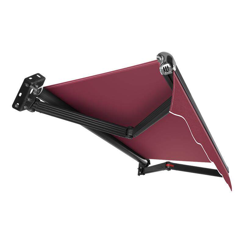 厂家直销家用遮阳棚露台户外门面屋檐折叠伸收缩式电动防雨篷雨棚