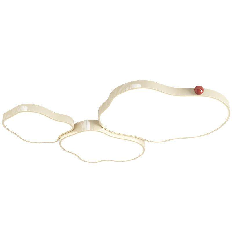 奶油风客厅主灯现代简约大气云朵餐厅吸顶灯led灯具全屋套餐组合,家装灯饰光源,客厅吸顶灯,淘宝优惠券,粉丝福利购,淘宝优惠卷