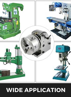 BS-1型铣床精密分度头6寸160万能分度头配尾座160三爪卡盘
