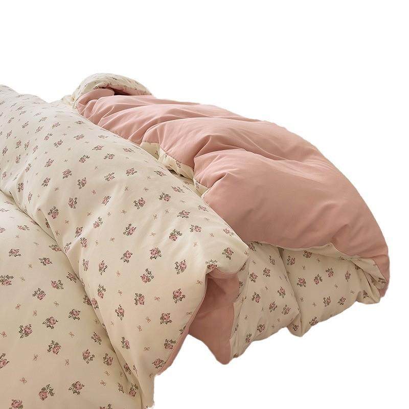 2025新款爆款针织棉双层纱母婴级四件套三件套礼品,床上用品,床品套件/四件套/多件套,淘宝优惠券,粉丝福利购,淘宝优惠卷