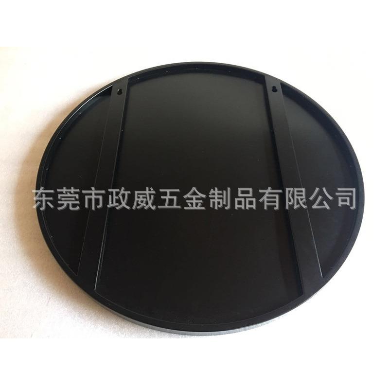 北欧浴室镜玄关装饰镜圆形不锈钢洗手间梳妆化妆镜黑色卫生间镜子
