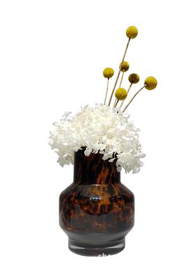 现代轻奢仿板真绿植花艺花束洽谈桌售部样间客厅盆823景房摆件高