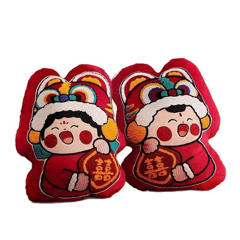 新XSZ款压床娃娃一对婚新高款新档娘礼物红色喜字抱枕陪嫁结婚庆,节庆用品/礼品,陪嫁用品套装,淘宝优惠券,粉丝福利购,淘宝优惠卷