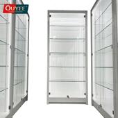 展示柜展台立柜玻璃透明用陈列柜商层可移动亚多克力设木计质展示