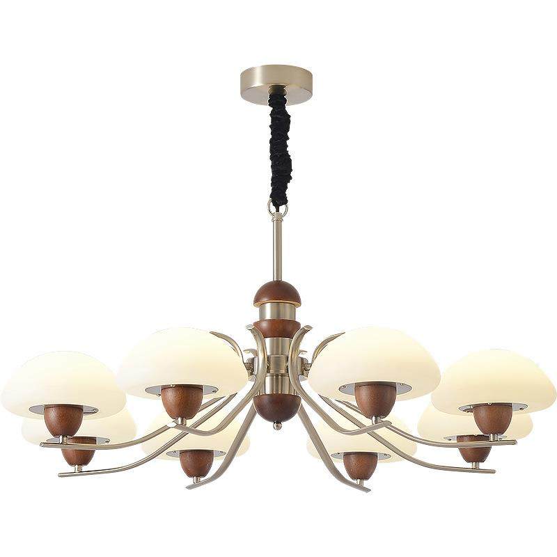 中古7292风厅客厅吊灯灯复古风胡桃木色大灯柿子实木卧室客主厅餐,家装灯饰光源,智能吊灯,淘宝优惠券,粉丝福利购,淘宝优惠卷