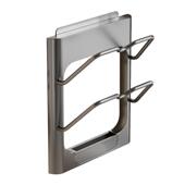 枪灰厨板房架壁挂盖式 免打孔吸盘多功锅能置物架家用收纳案砧架子