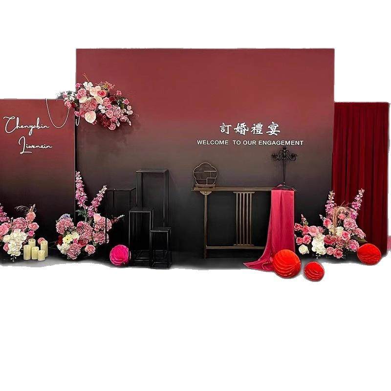 新中式订布置装饰高档婚ROU礼摆件全婚婚庆渐变套kt网红结板婚背,节庆用品/礼品,装扮布置套餐,淘宝优惠券,粉丝福利购,淘宝优惠卷