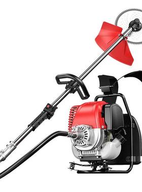 割草机油负式四冲HKL程小汽型多能农功用打背草收割家用机除草