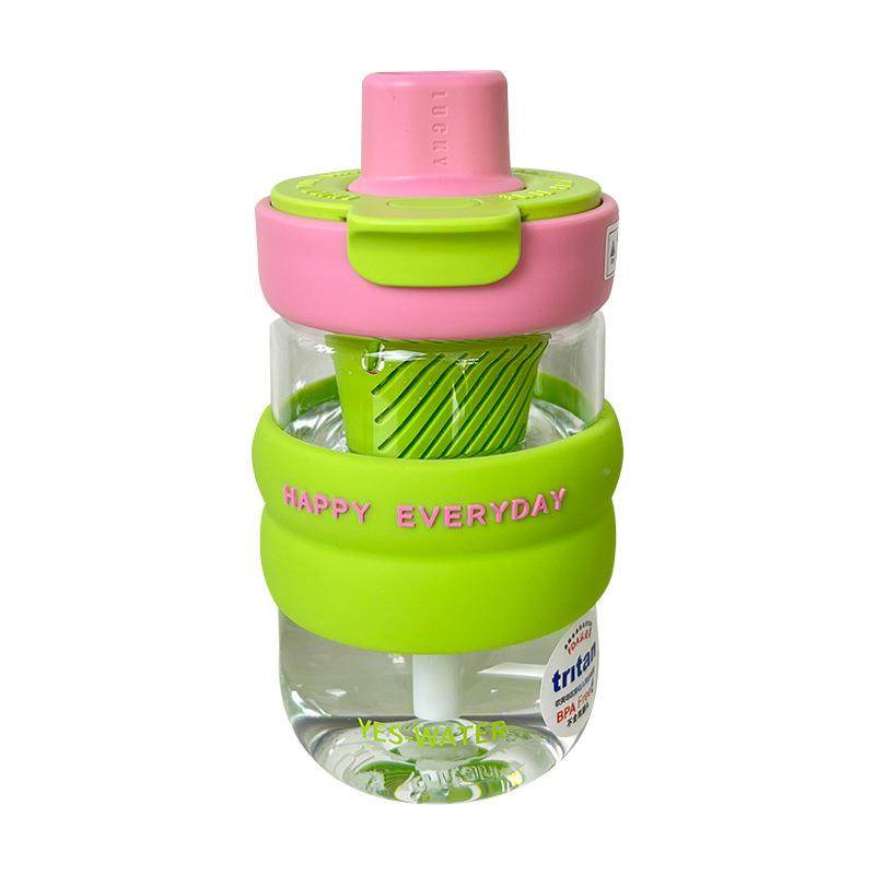 tritan水杯2024新款高女夏颜值天塑料双吸管杯便携大容210饮量泡,户外/登山/野营/旅行用品,水杯,淘宝优惠券,粉丝福利购,淘宝优惠卷