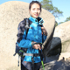 户外徒步登山杖铝合m金三节弯柄内锁伸缩爬山手杖超轻行山杖登山