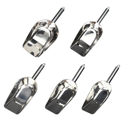 螺丝铲不锈钢铲子采样勺取样工具铲多用铲农业R食品铲特厚带环挂