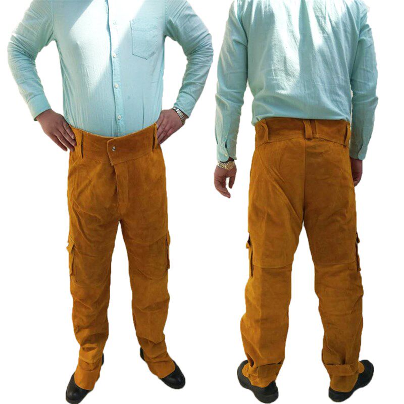 真皮电焊工作服套装男防阻燃牛y皮焊接防护服防电焊辐射加厚劳保