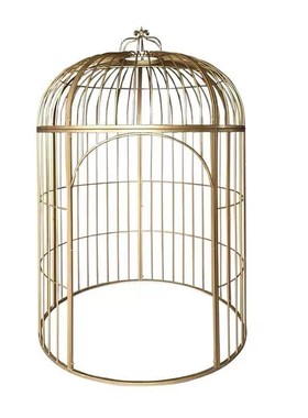 欧式铁艺超大型鸟笼婚庆装饰摆件户外落地别墅特大号Y摄影道具鸟