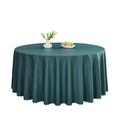 酒店桌布欧式防水防油免洗轻奢A高级感饭店圆形大圆桌餐桌台布布