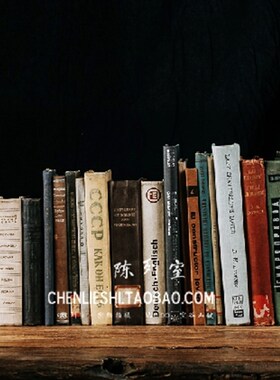 复古装饰旧英文书外文书婚礼布景陈列摆件拍摄影创意Y道具旧物古