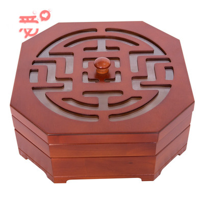 实木糖果盒 g瓜子盘新年干果盘婚庆品 创意环保零食点心喜糖盒