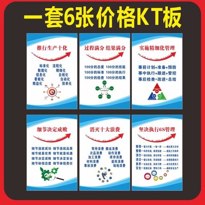 工厂车间区域标识牌安全生产励志质量设备管理P维护品质仓库标语
