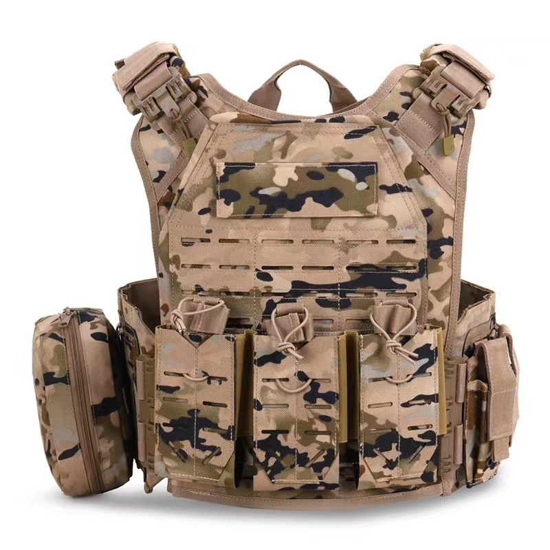 户外新款战术背心激光快拆战术马甲轻量化L携行具战术防护装具背