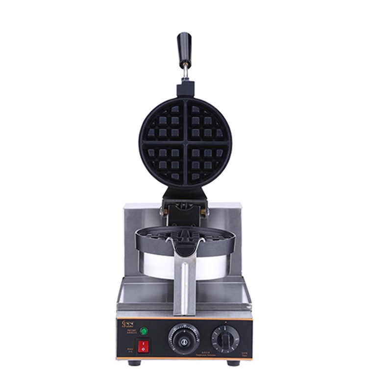 乐呵呵225松饼机LEHEHE定时鸡蛋仔圆形华夫饼机加厚旋转华夫炉