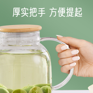 家用硼硅泡酒玻璃瓶青梅果空瓶酿酒罐子容器密封坛耐温