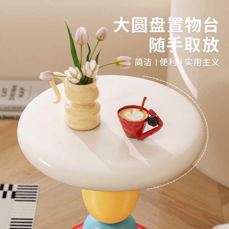 多巴胺客厅电视柜旁落地摆件沙发大型玄关装饰现代卡通奶油风