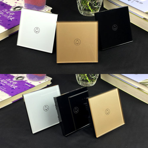 触摸门铃关智能家居墙壁触摸关防雷防水门铃关型玻璃