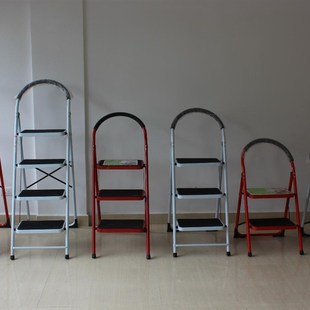 家用梯子 梯凳 加厚加宽铁梯子 洗车台 人字梯 折叠梯 节节升圆弧