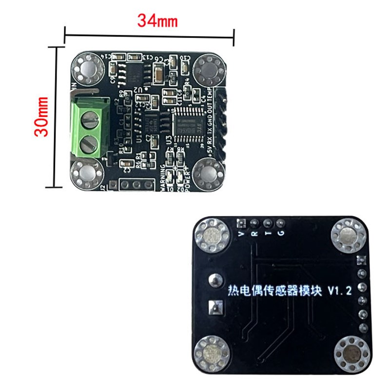 热电偶温度感测器模块 支持KJ TE多种型号 温度测量配上位机