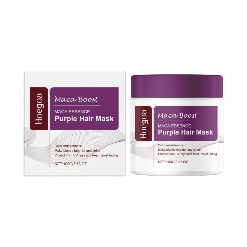 M-aca Essence Purple Hair Mask, 滋养紫色发膜