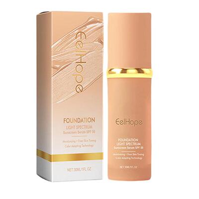 FOUNDATION LIGHT SPECTRUM SUNSCREEN SERUM温变粉底液