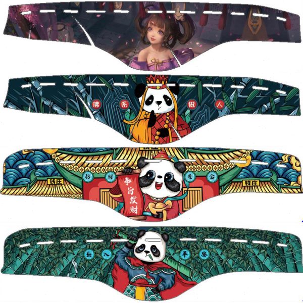 货车专用避光垫解放J6P仪表台垫JH6/J7/J6L小J6M工作台装饰垫卡通