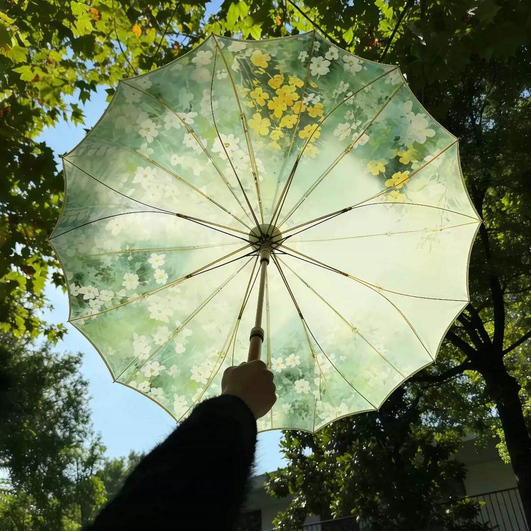 古风雨伞遮阳防晒遮阳伞加大加厚加固晴雨两用折叠高颜值户外可携