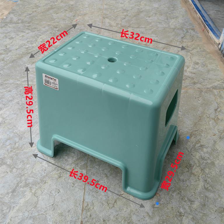 塑料凳子矮凳踩脚凳加厚大人洗澡坐凳防滑凳家用结实长条浴室凳子
