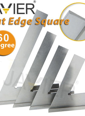 平口角尺/宽座角尺 60度碳钢加厚 2级DIN875宽坐带座型形60度角尺