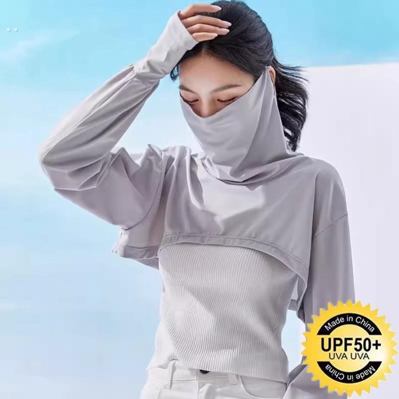 开车套神器披肩女夏季防紫外线装备套袖手套冰丝袖护颈面罩