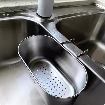 不锈钢沥水篮沥水篮水槽垃圾过滤网洗菜盆漏剩菜剩饭神器厨房置物