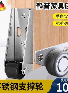 门下垂支撑轨道滑轮平移门底轮承重尼龙静音垂直移动提门神器