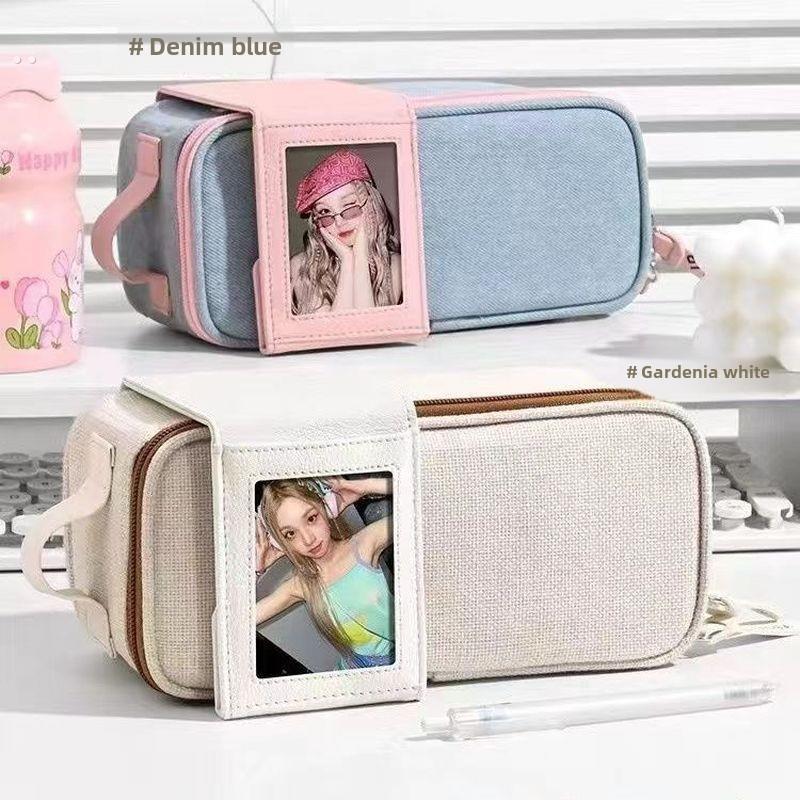 2024新款SINGBA小卡笔袋小众设计感大容量女小初高学生ins高颜值