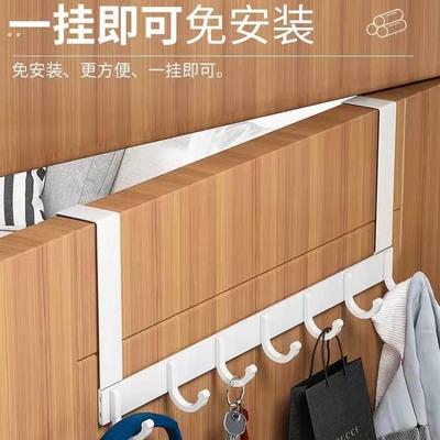 衣柜外侧面挂钩高端门后挂钩入门衣帽架门后面的置物架免打孔衣帽